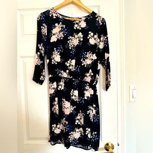 Elegant flower print dress